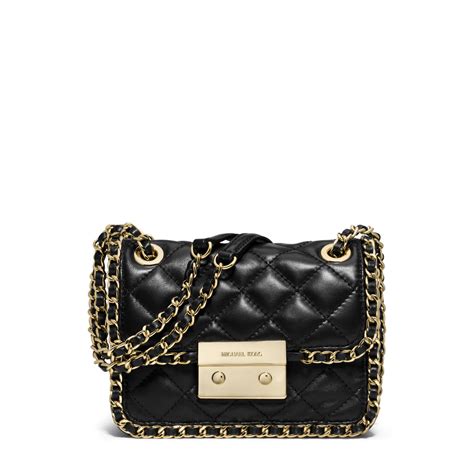 michael kors carine medium shoulder bag|michael kors quilted shoulder bag.